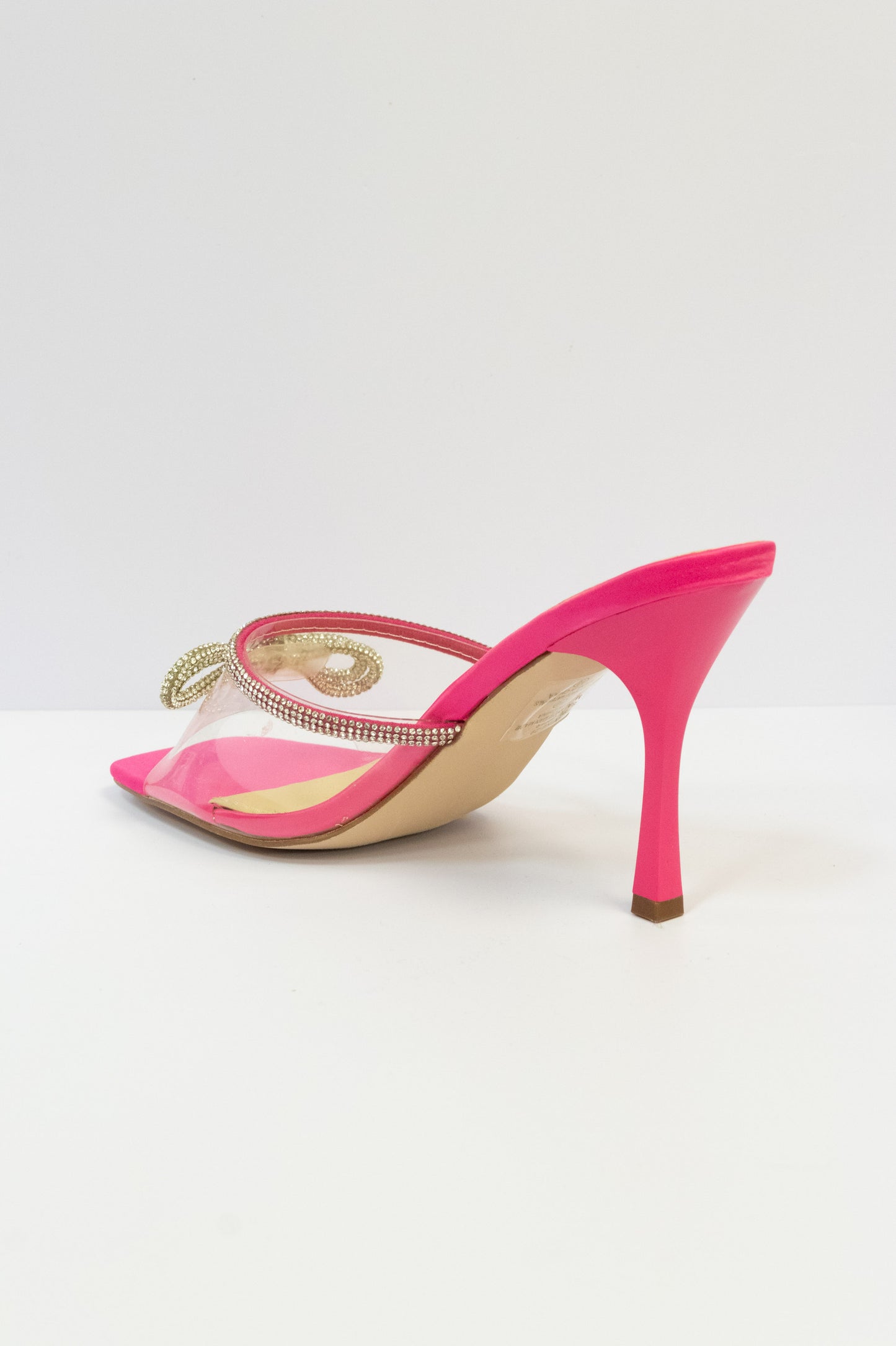 Chase+Chloe Divine-29 Fuchsia Satin High-Heeled Shoes (Size 10)