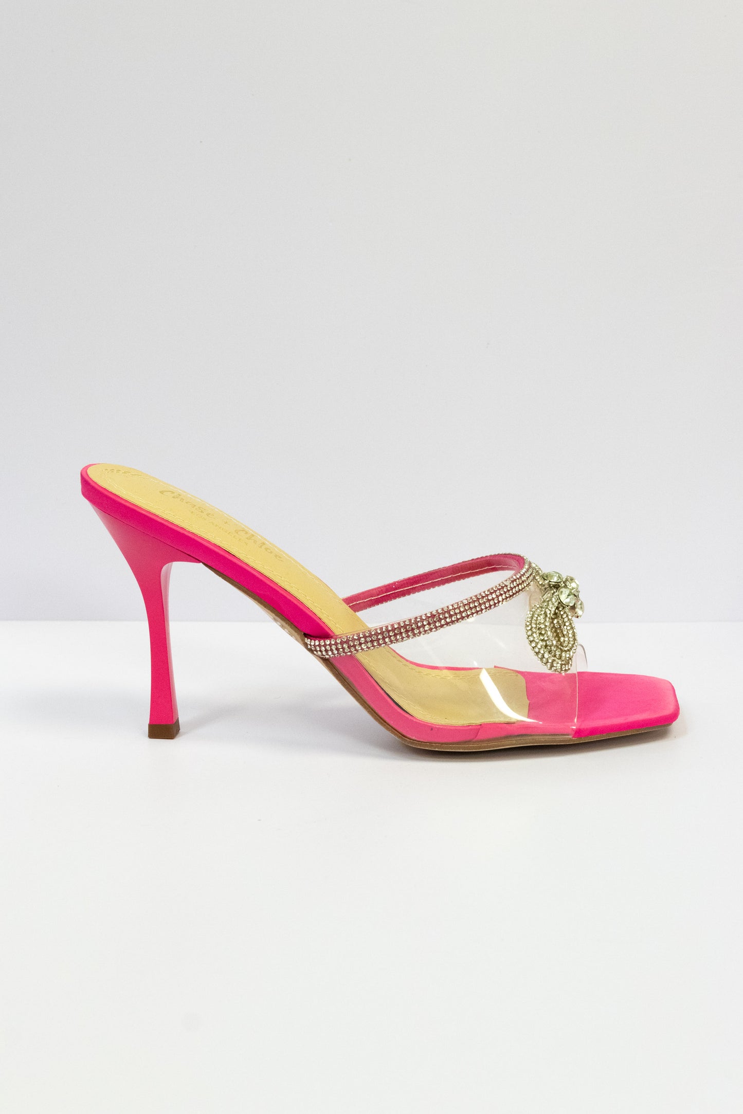 Chase+Chloe Divine-29 Fuchsia Satin High-Heeled Shoes (Size 10)